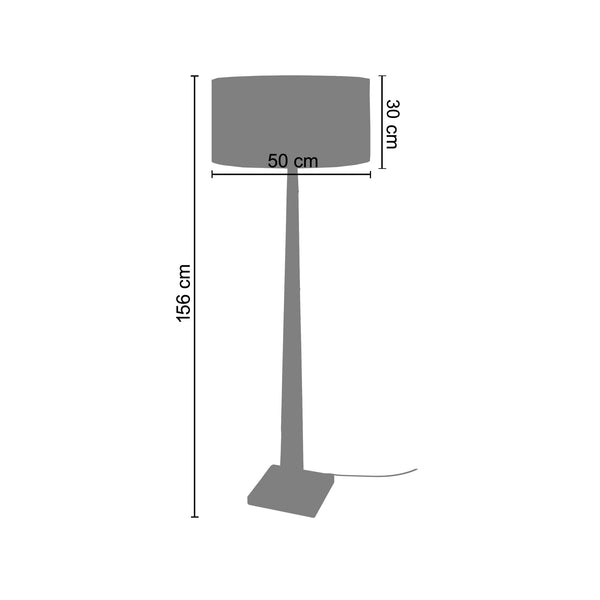 <tc>Candeeiro Pé Alto TACKS  50cm - 1 Luz  </tc>