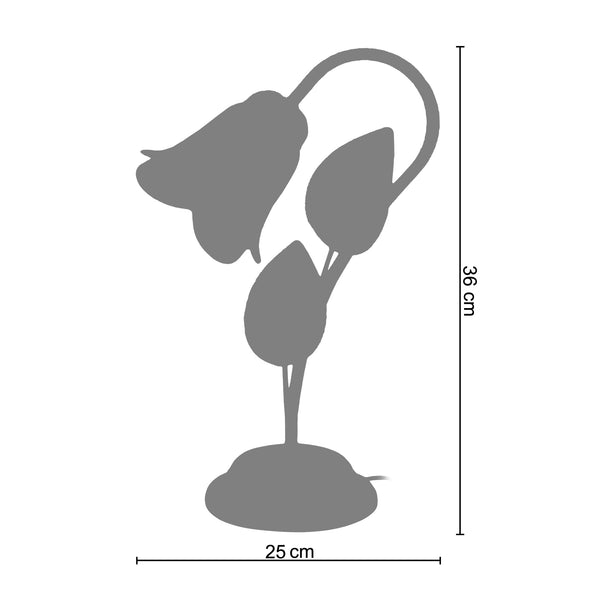 <transcy>Candeeiro de Mesa EGLANTINE  25cm - 1 Luz </transcy>