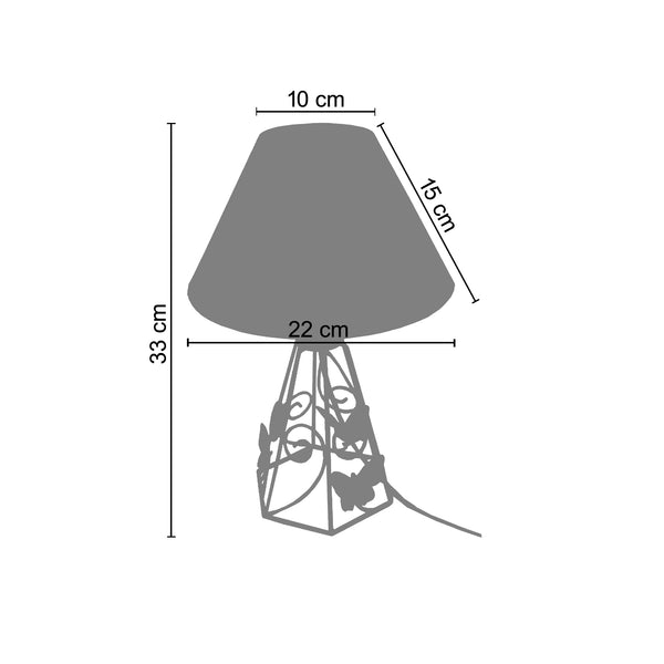 Lampe a poser PAPILLON 22cm - 1 Lumière