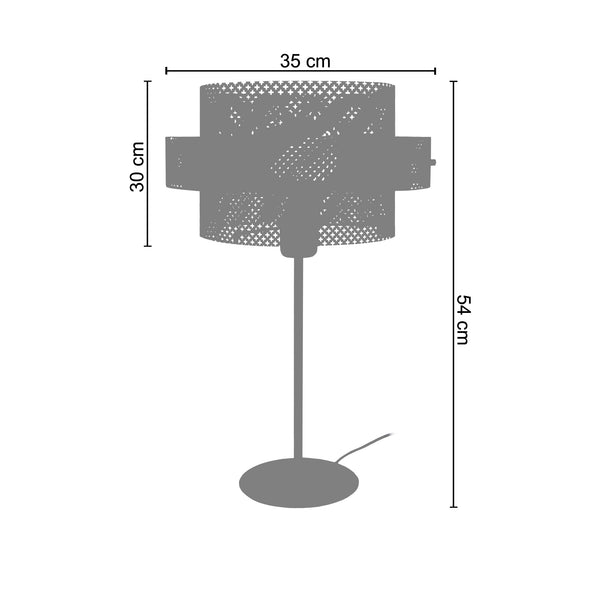 <tc>Candeeiro de Mesa STOCKHOLM  35cm - 1 Luz  </tc>