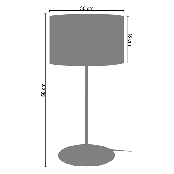 <transcy>Candeeiro de Mesa ALFENA  30cm - 1 Luz </transcy>