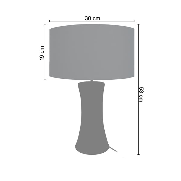 <tc>Candeeiro de Mesa TROMPETA  30cm - 1 Luz   </tc>