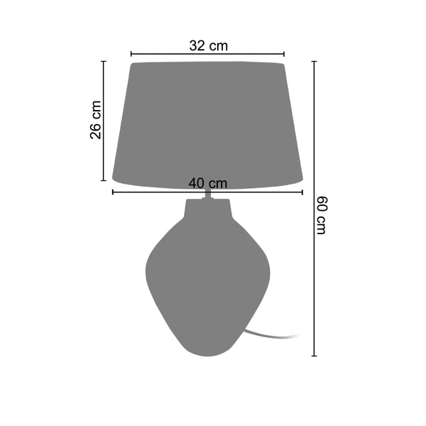 Lampe a poser WINNIPEG 40cm - 1 Lumière