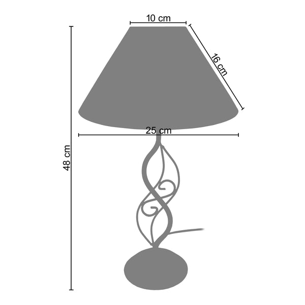 <transcy>Candeeiro de Mesa CLÉ DE FA  15,5cm - 1 Luz </transcy>