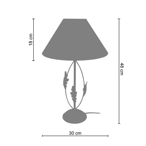 <transcy>Candeeiro de Mesa FEUILLE  30cm - 1 Luz </transcy>