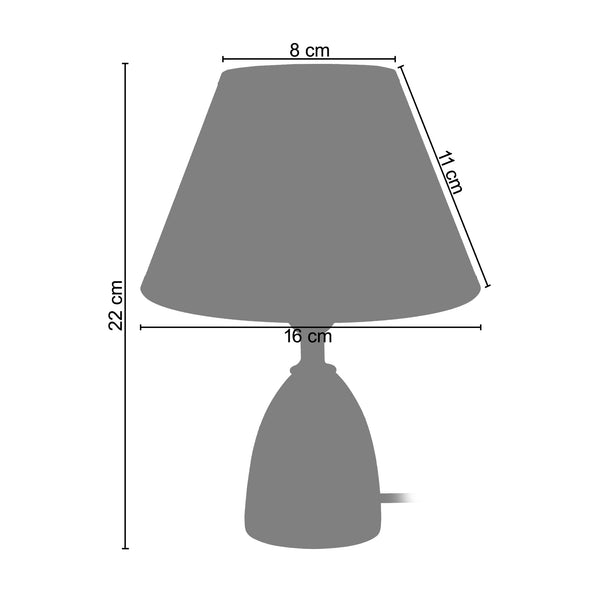 Lampe a poser BOIS MINOR 16cm - 1 Lumière