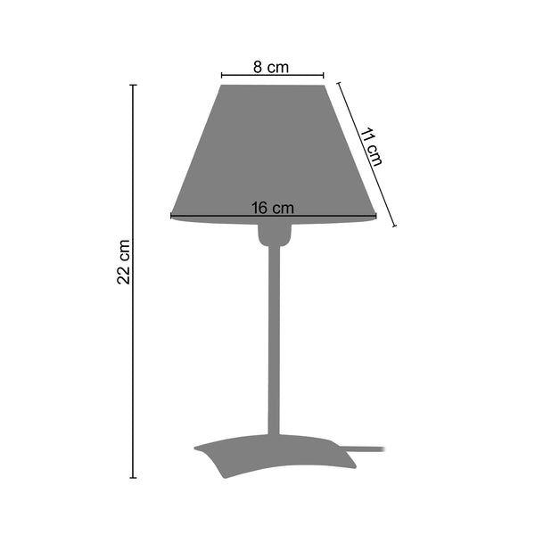 Lampe a poser KOLA 16cm - 1 Lumière