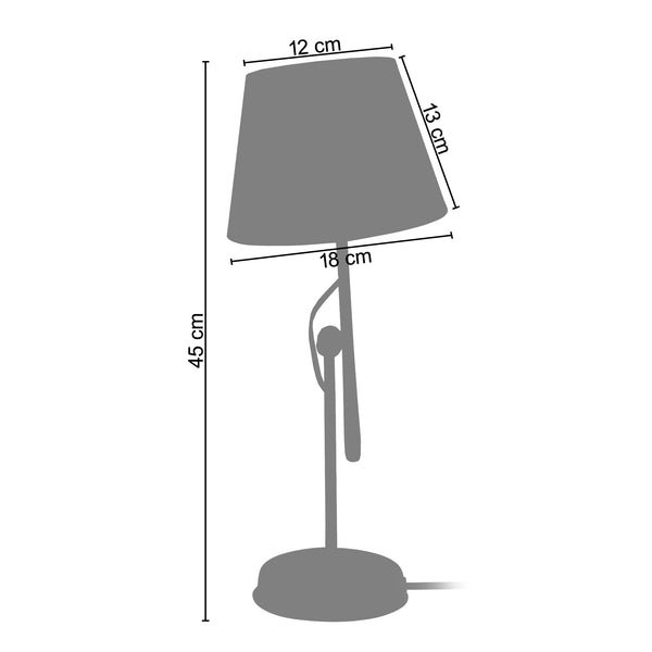 <transcy>Candeeiro de Mesa ARTICULER  18cm - 1 Luz </transcy>