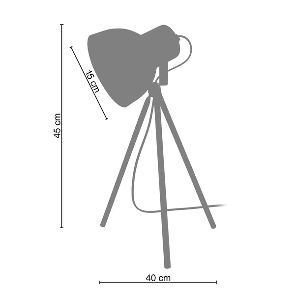 <transcy>Candeeiro de Mesa CARLSON 2  40cm - 1 Luz </transcy>