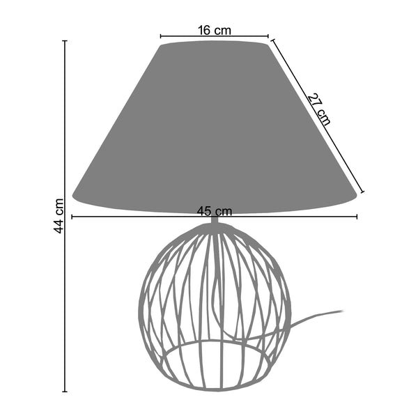 Lampe a poser BALL 45cm - 1 Lumière