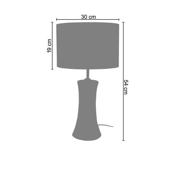 Lampe a poser TROMPETA METAL 30cm - 1 Lumière