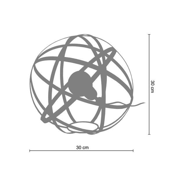 <transcy>Candeeiro de Mesa GLOBE JUNON 300  30cm - 1 Luz </transcy>