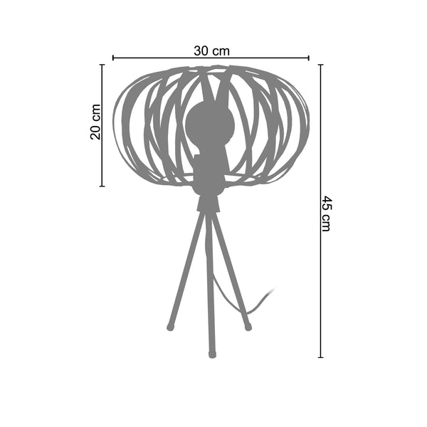 Lampe a poser CITROUILLE 30cm - 1 Lumière