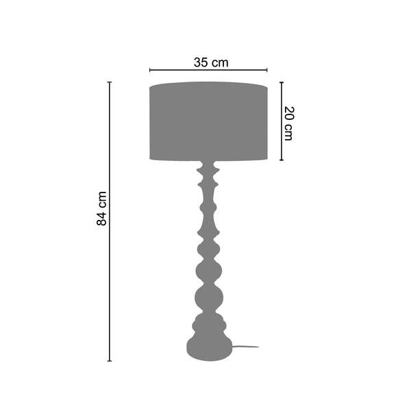 <transcy>Candeeiro de Mesa ANAIS  35cm - 1 Luz </transcy>