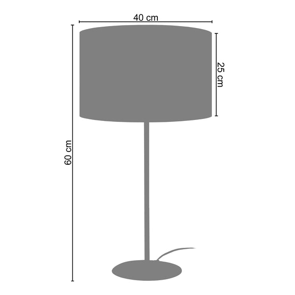 <transcy>Candeeiro de Mesa BRITÂNIA  40cm - 1 Luz </transcy>