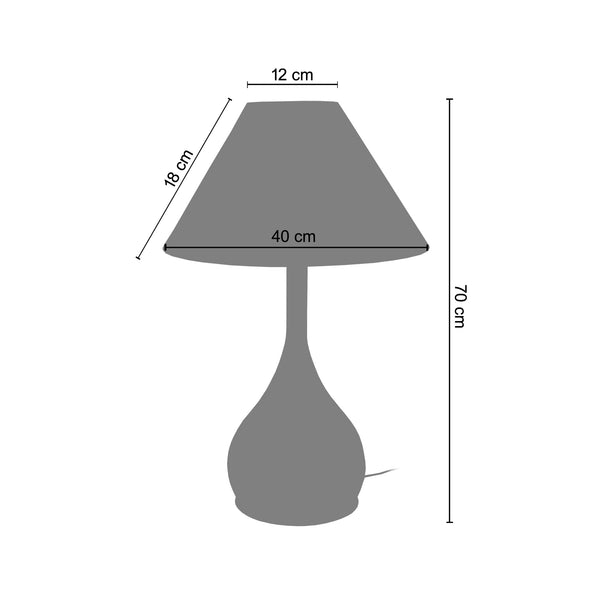 Lampe a poser TREVISO  40cm - 1 Lumière