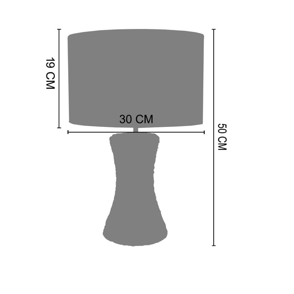 <transcy>Candeeiro de Mesa TROMPETA-CORDES   30cm - 1 Luz </transcy>