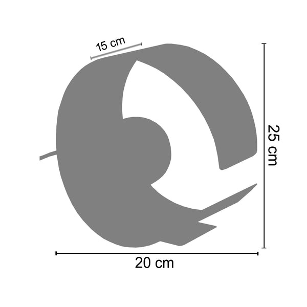 <transcy>Candeeiro de mesa LUNE  20cm - 1 Luz </transcy>