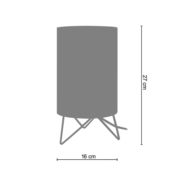 <transcy>Candeeiro de Mesa IKAT CARRES  16cm - 1 Luz </transcy>