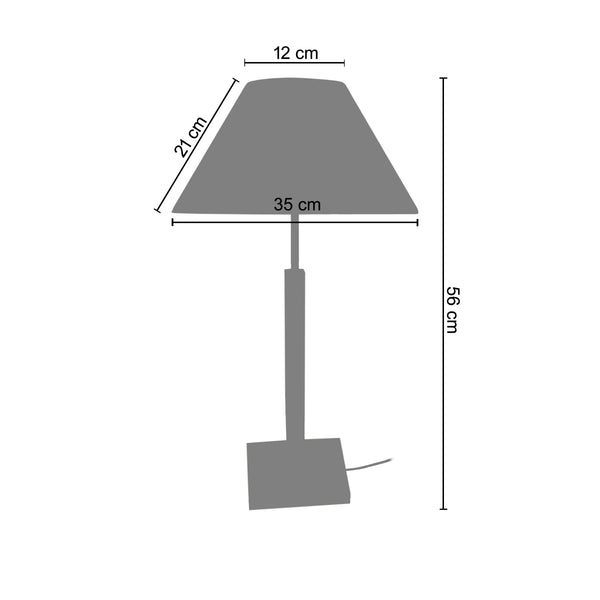 <transcy>Candeeiro de Mesa HOD  30cm - 1 Luz </transcy>