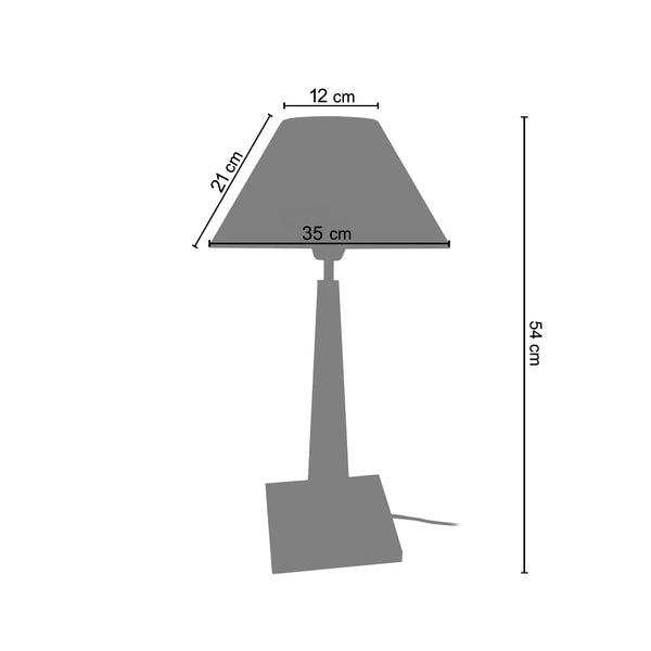 <tc>Candeeiro de Mesa THOR  30cm - 1 Luz  </tc>