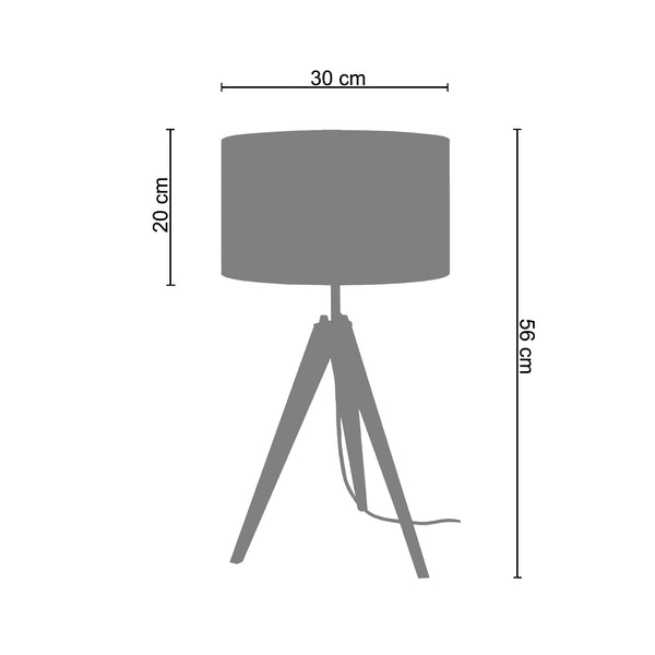 Lampe a Poser IDUN 30cm - 1 Lumière