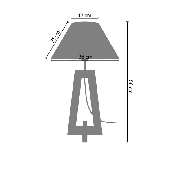 Lampe a poser VILI 35cm - 1 Lumière