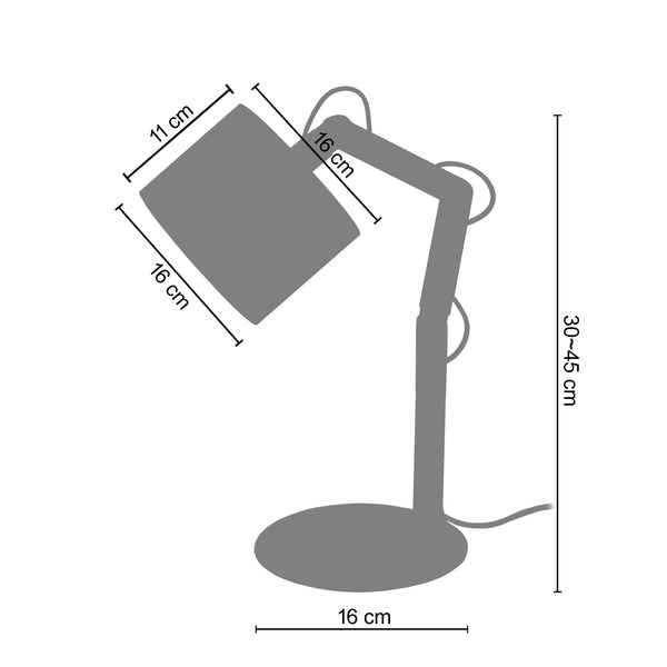 <transcy>Candeeiro de Mesa FREKI  18cm - 1 Luz </transcy>