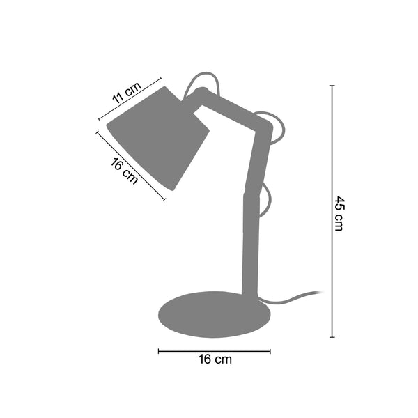 <transcy>Candeeiro de Mesa FREKI  18cm - 1 Luz - SKU 63659</transcy>