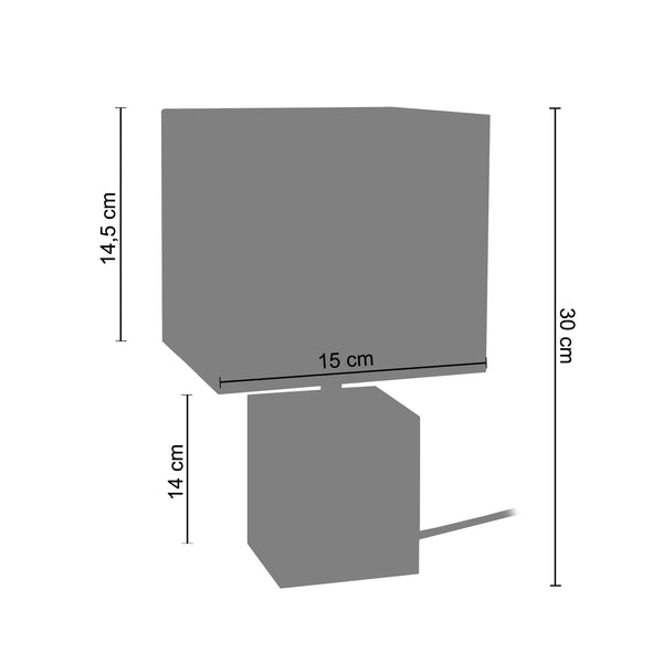 <transcy>Candeeiro de Mesa GENÈVE  15cm - 1 Luz </transcy>