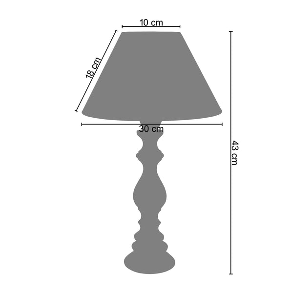 Lampe a poser BAGNOLET 30cm - 1 Lumière