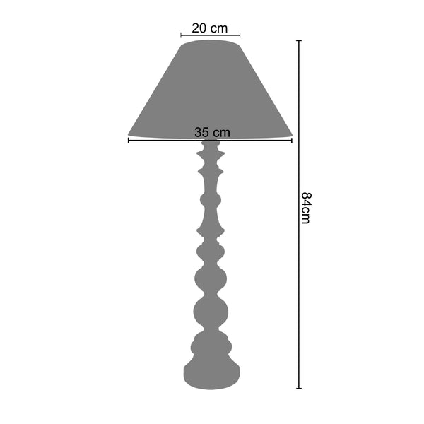 <transcy>Candeeiro de Mesa ANAIS  35cm - 1 Luz </transcy>