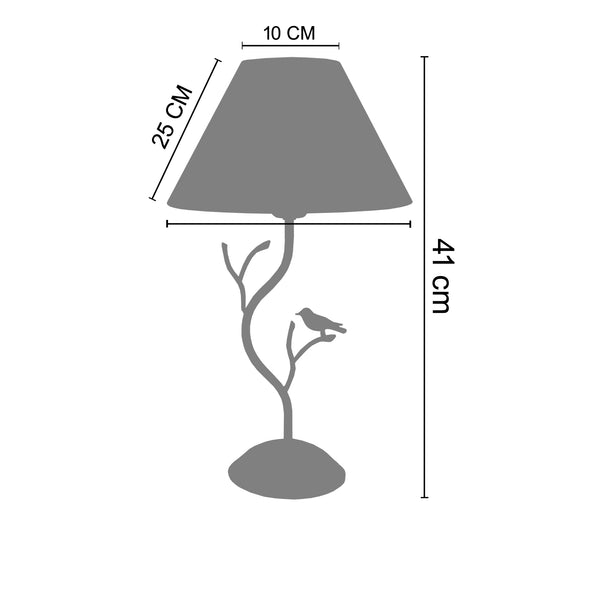 Lampe a poser OISEAUX 25cm - 1 Lumière