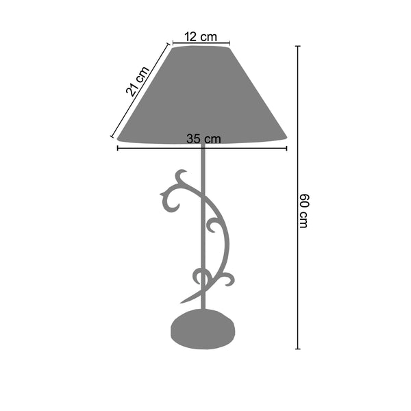 <tc>Candeeiro de Mesa LYS  35cm - 1 Luz </tc>