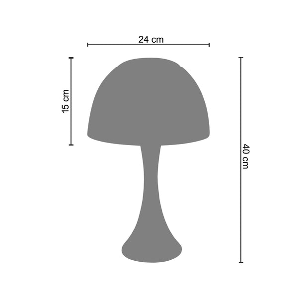 <transcy>Candeeiro de Mesa PLEXI  24cm - 1 Luz </transcy>