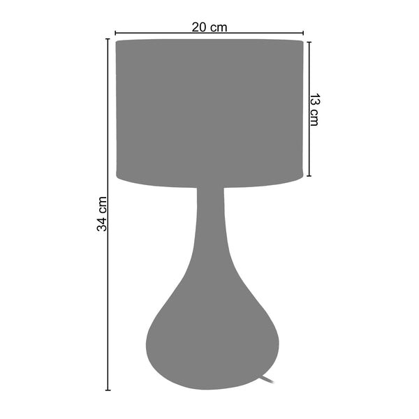 <transcy>Candeeiro de Mesa CARAFE  20cm - 1 Luz </transcy>