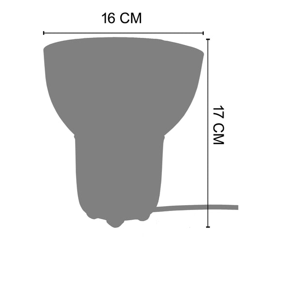 <transcy>Candeeiro de Mesa LOTUS  16cm - 1 Luz </transcy>