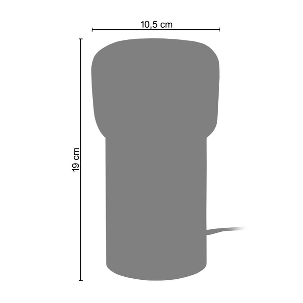 <transcy>Candeeiro de Mesa CARDELLINO  10,5cm - 1 Luz </transcy>