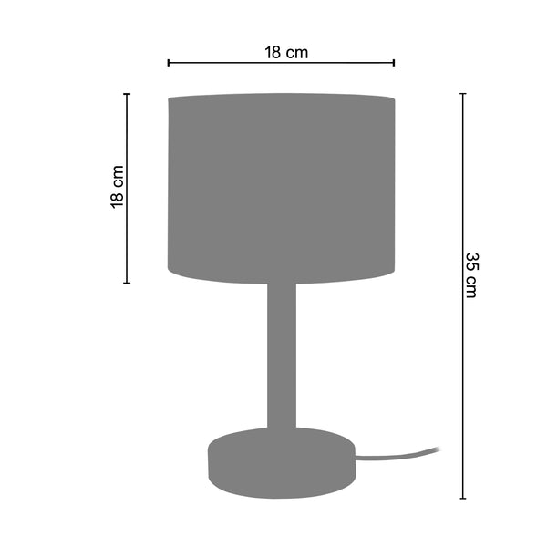 <transcy>Candeeiro de Mesa KATITA  18cm - 1 Luz </transcy>