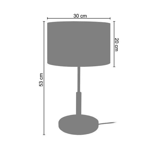 <tc>Candeeiro de mesa PISTACHE 30cm - 1 luz </tc>