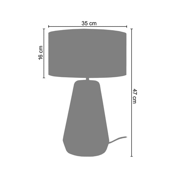 <tc>Candeeiro de Mesa REFLECTS  35cm - 1 Luz  </tc>