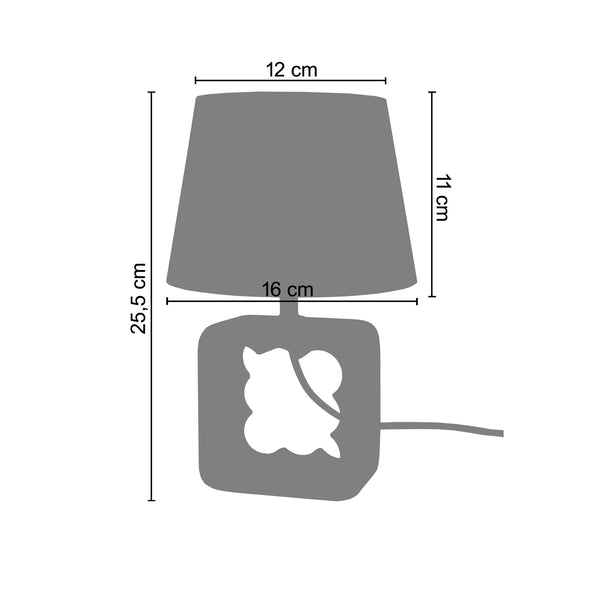 <transcy>Candeeiro de Mesa KOBE  16cm - 1 Luz </transcy>