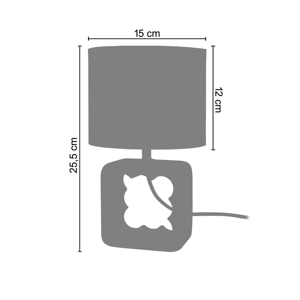 <transcy>Candeeiro de Mesa KOBE  16cm - 1 Luz </transcy>