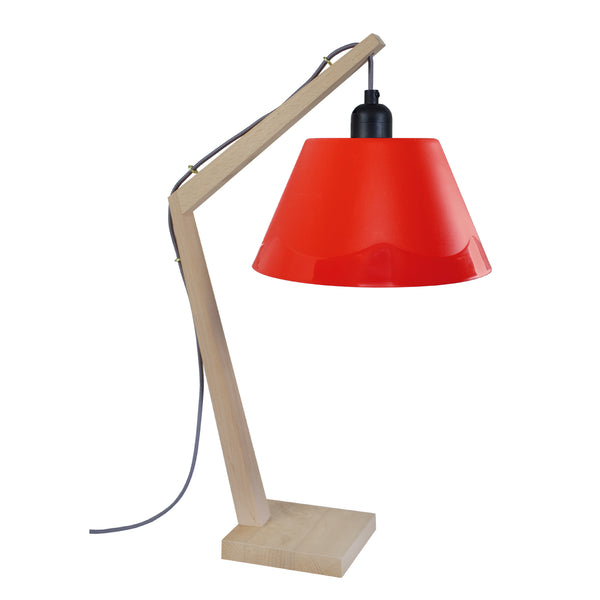 Lampe a poser KRAN PLEXI CONE 30cm - 1 Lumière