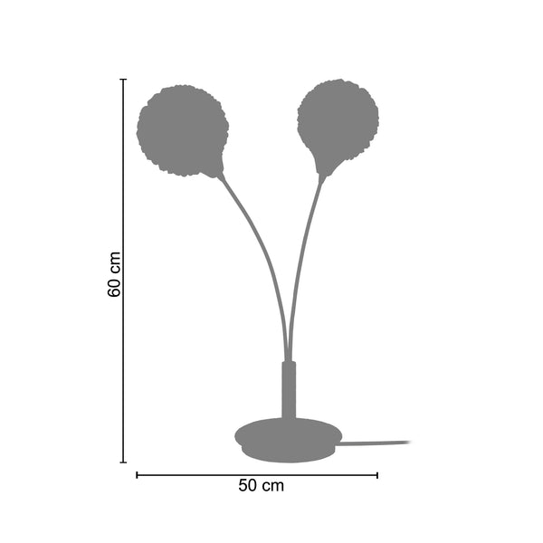 <transcy>Candeeiro de Mesa ACTUELLE  50cm - 2 Luz </transcy>