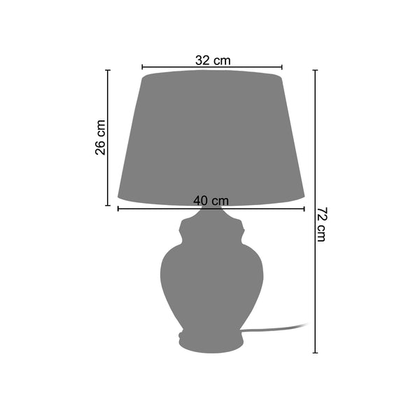 <transcy>Candeeiro de Mesa TACKS  50cm - 1 Luz </transcy>