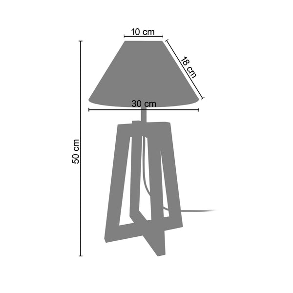 <tc>Candeeiro de Mesa LOT  30cm - 1 Luz</tc>