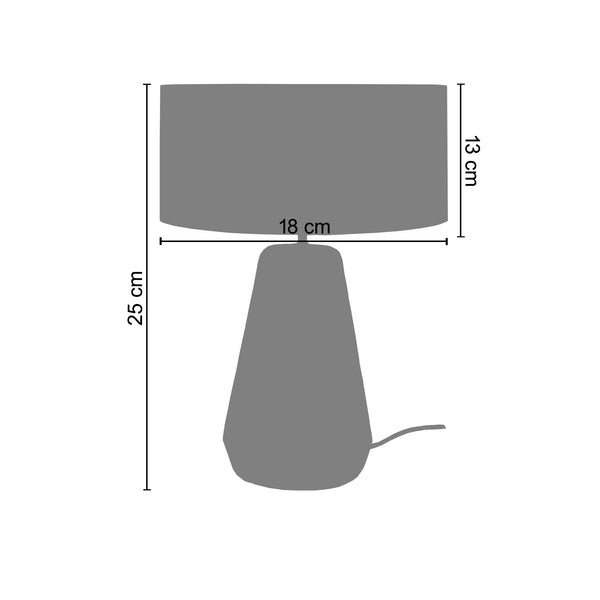 <transcy>Candeeiro de Mesa PUMPKIN  30cm - 1 Luz </transcy>