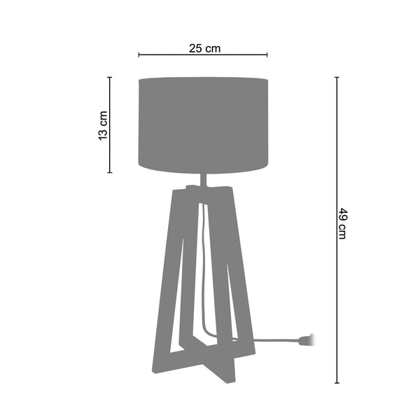 <tc>Candeeiro de Mesa LOT  25cm - 1 Luz </tc>