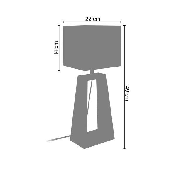 Lampe a poser MIKELLI 22cm - 1 Lumière